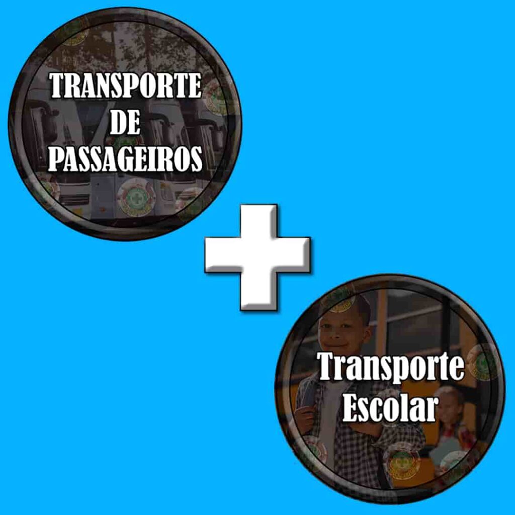 curso transporte escolar + curso de transporte coletivo