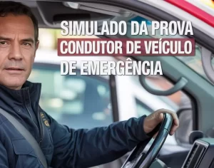 Prova para motorista de ambulância com gabarito