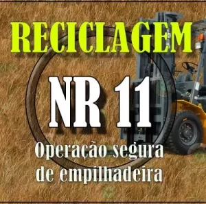 oprador de empilhadeiras reciclagem