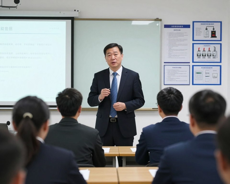 Imagem de um profissional realizando um curso NR 10 Imagem de um profissional realizando um curso NR 10