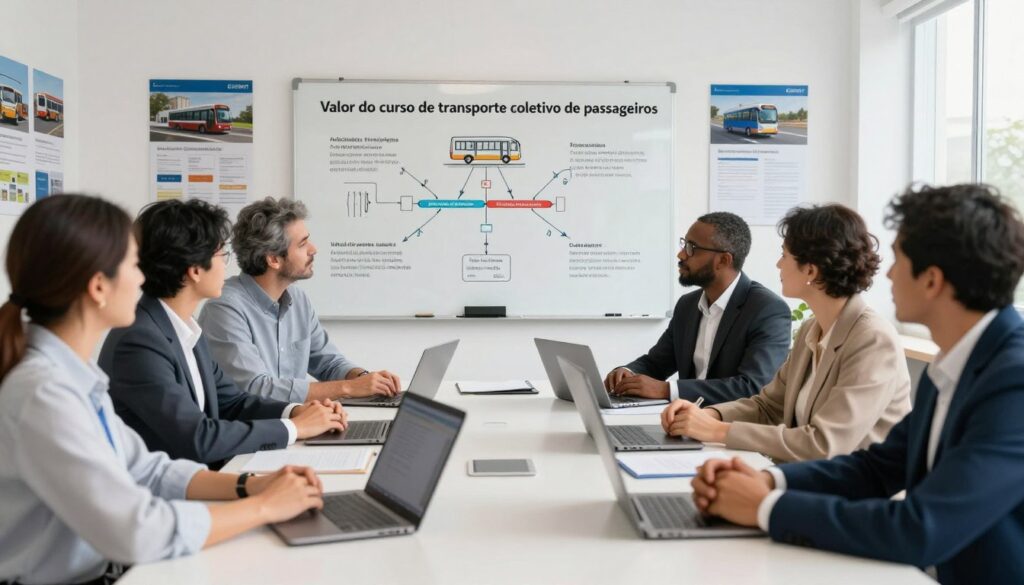 valor do curso de transporte coletivo de passageiros