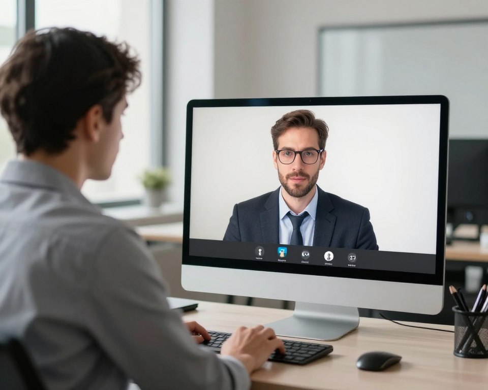 Imagem de um profissional fazendo um curso online Imagem de um profissional fazendo um curso online