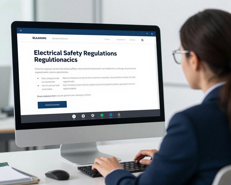Imagem de um profissional fazendo um curso online de NR-10 Imagem de um profissional fazendo um curso online de NR-10